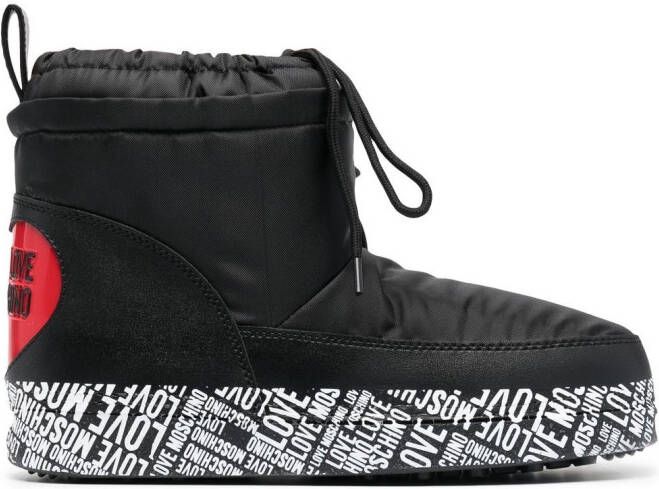 Love Moschino ankle-length padded boots Black