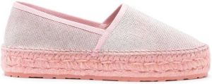 Love Moschino crystal-embellished espadrilles Pink