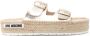 Love Moschino double-strap espadrilles Gold - Thumbnail 1