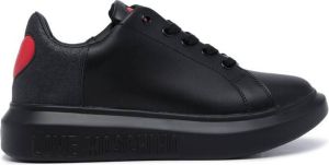 Love Moschino heart detail 40mm low-top sneakers Black