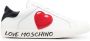 Love Moschino heart-patch logo sneakers White - Thumbnail 1
