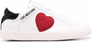 Love Moschino heart-print sneakers White
