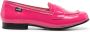 Love Moschino high-shine leather loafers Pink - Thumbnail 1