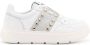 Love Moschino logo-embossed leather sneakers White - Thumbnail 1