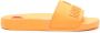 Love Moschino logo-embossed slip-on flip flop Orange - Thumbnail 1