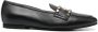 Love Moschino logo-lettering leather loafers Black - Thumbnail 1