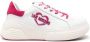 Love Moschino logo-patch leather sneakers White - Thumbnail 1