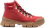 Love Moschino logo-plaque 50mm hiking boots Red - Thumbnail 1