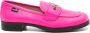 Love Moschino logo-plaque leather pumps Pink - Thumbnail 1