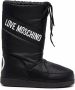 Love Moschino logo-print lace-up boots Black - Thumbnail 1