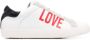 Love Moschino logo-print low-top sneakers White - Thumbnail 1