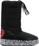 Love Moschino logo-print quilt-detail boots Black - Thumbnail 1