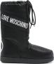 Love Moschino logo-rubberised ski boots Black - Thumbnail 1