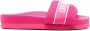 Love Moschino mesh logo-stripe 40mm sandals Pink - Thumbnail 1