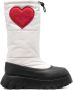 Love Moschino padded heart patch boots White - Thumbnail 1