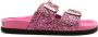 Love Moschino side-buckle glitter slides Pink - Thumbnail 1