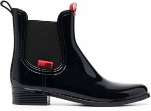Love Moschino side-panelled ankle boots Black