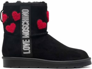 Love Moschino slip-on boots Black