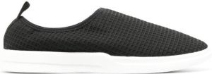 Lusso Gehry waffle-knit slippers Black