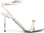 MACH & MACH 90mm pearl-embellished sandals Silver - Thumbnail 1