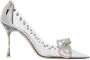 MACH & MACH crystal-embellished 115mm heeled pumps Neutrals - Thumbnail 1