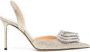 MACH & MACH crystal-embellished pointed-toe pumps Gold - Thumbnail 1