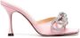 MACH & MACH Double Bow 95mm mules Pink - Thumbnail 1