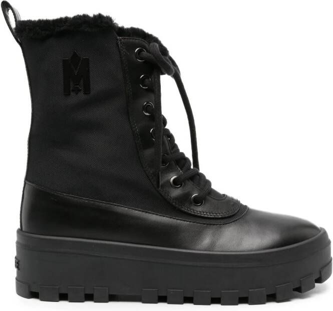Mackage Hero-W shearling-lined ankle boots Black