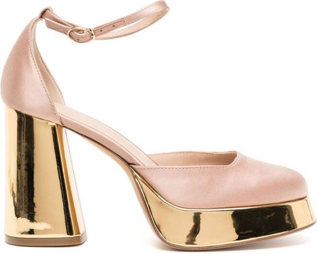 Madison.Maison 100mm platform pumps Pink