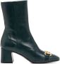 Madison.Maison 60mm Back Stripe horsebit-detail boots Blue - Thumbnail 1