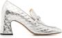 Madison.Maison 64mm quilted leather pumps Silver - Thumbnail 1