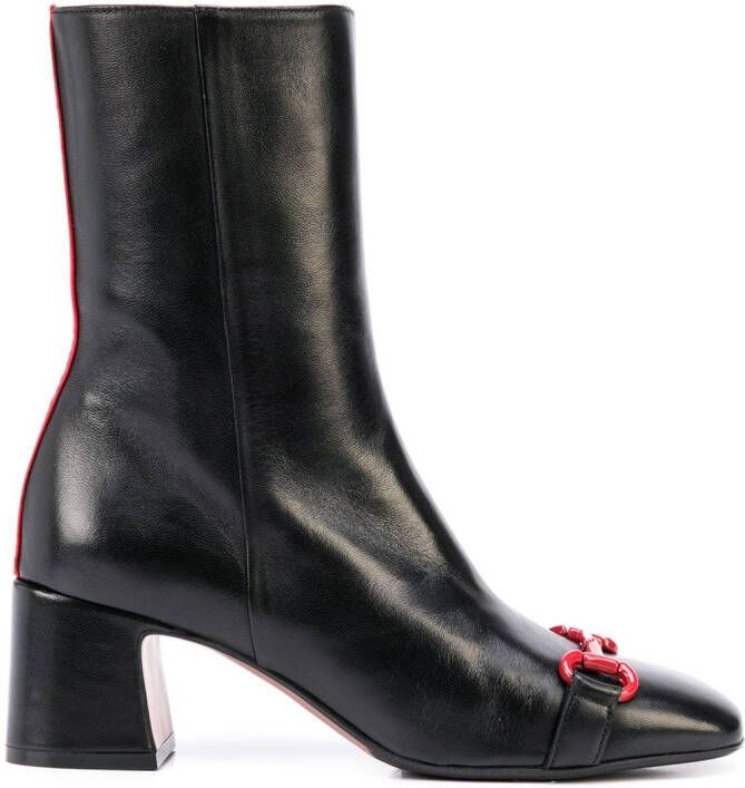 Madison.Maison horsebit leather boots Black