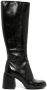 Madison.Maison knee-high leather boots Black - Thumbnail 1