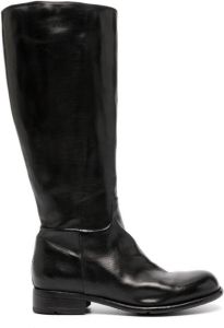 Madison.Maison knee-length side-zip boots Black