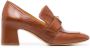 Madison.Maison Lock 70mm leather pumps Brown - Thumbnail 1