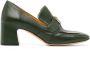 Madison.Maison Lock 70mm leather pumps Green - Thumbnail 1