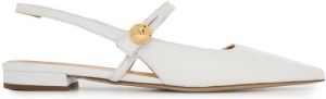 Madison.Maison slingback ballerina shoes White