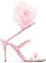 Magda Butrym 105mm spiral satin sandals Pink - Thumbnail 1
