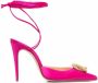 Magda Butrym tie-fastening 110mm pointed pumps Pink - Thumbnail 1