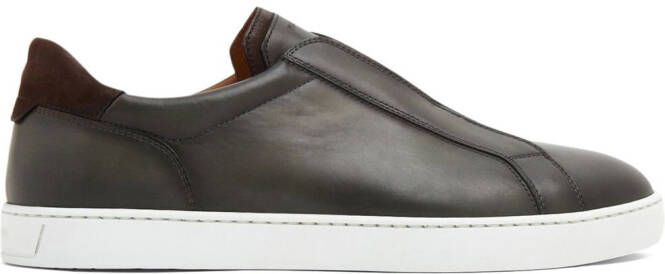 Magnanni Costa slip-on leather sneakers Black