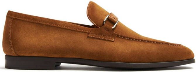 Magnanni Dinos suede loafers Brown