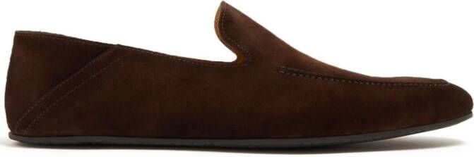 Magnanni Heston suede loafers Brown