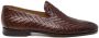 Magnanni interwoven leather loafers Brown - Thumbnail 1