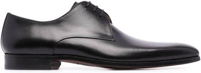 Magnanni Negro leather oxford shoes Black