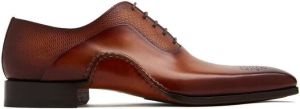 Magnanni ombré-effect leather Oxford shoes Brown