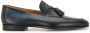 Magnanni tasselled leather loafers Blue - Thumbnail 1