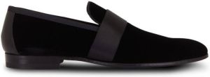 Magnanni velvet 20mm loafers Black