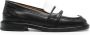 Maison Kitsuné 25mm panelled leather loafers Black - Thumbnail 1