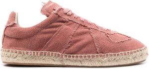 Maison Margiela braided-platform sole sneakers Pink