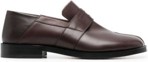 Maison Margiela collapsible-heel Tabi loafers Brown